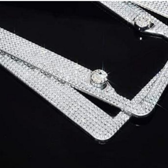 FLAPI Set of 2 Luxury Stainless Steel License Plate Frames - Picture 4 of 4